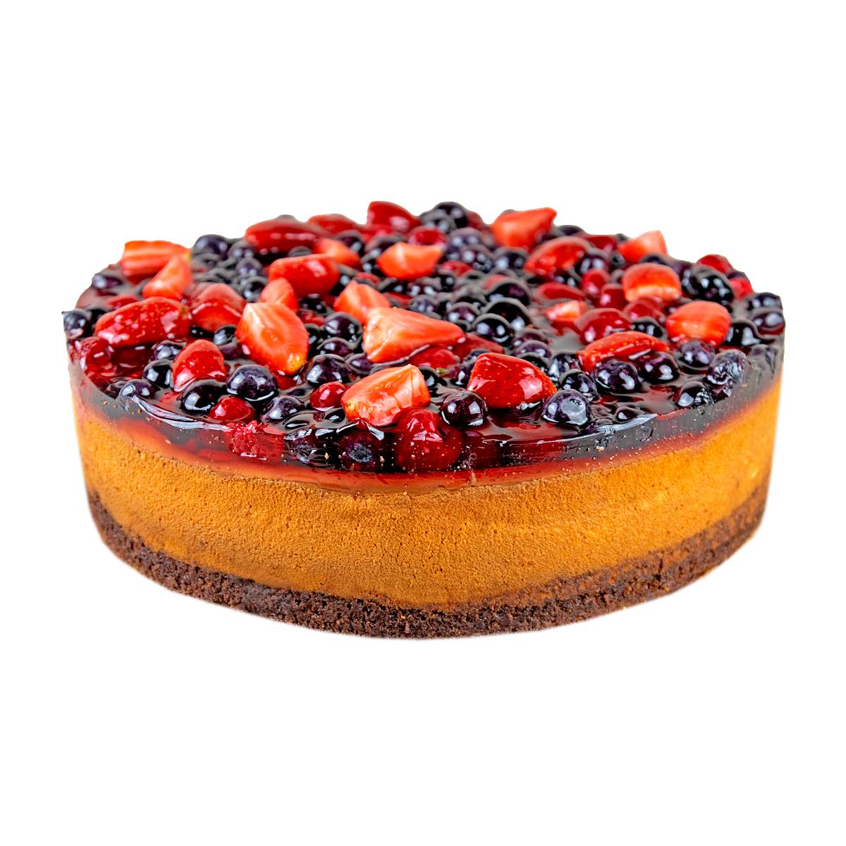 Brownie Cheesecake – Waldfrucht